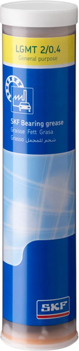 SKF LGMT 2/0.4 Lagervet - 400g - Blauw/Geel/Rood