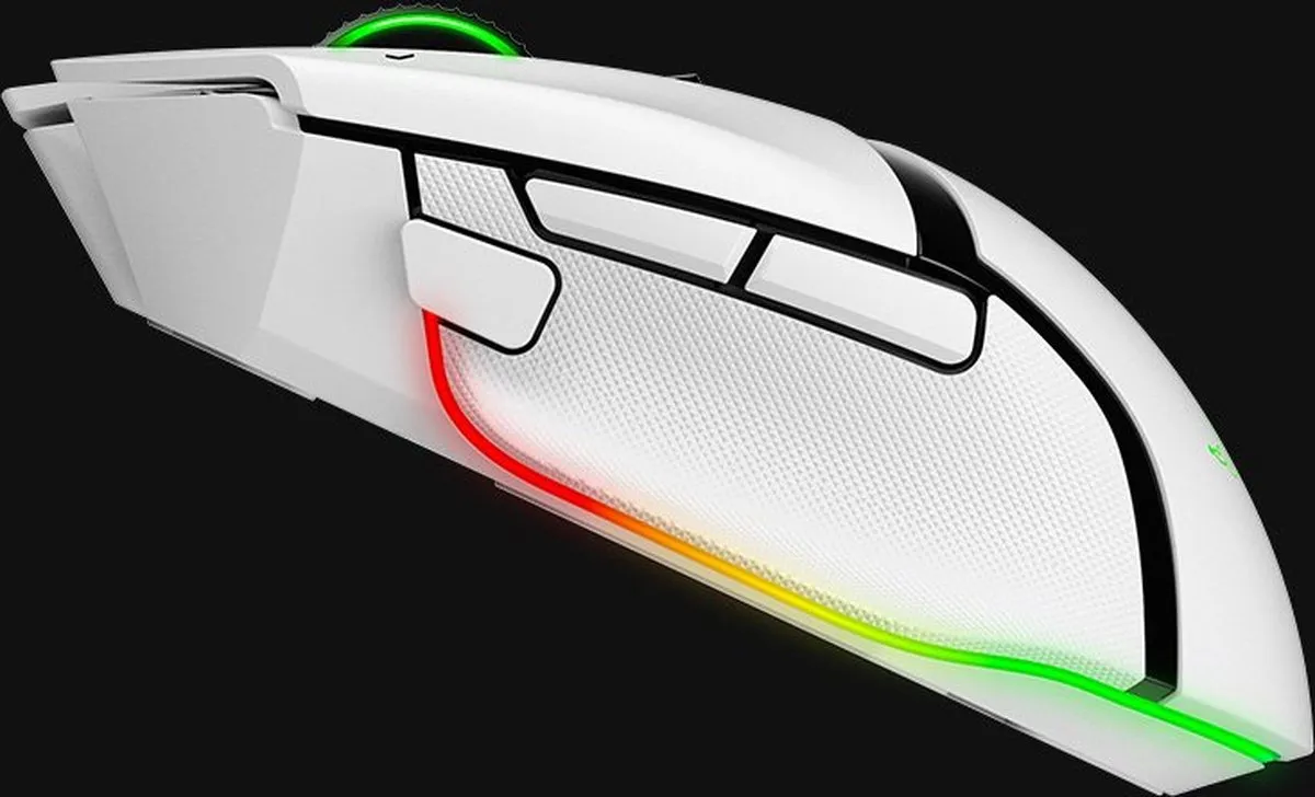 Razer Basilisk V3 Pro RZ01-04620200-R3G1 Gaming Muis - Wit - afbeelding 6 van 6