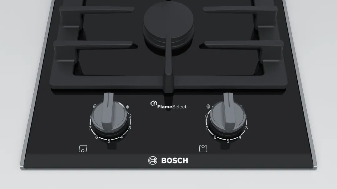 Bosch PRB3A6B70 Gaskookplaat 2 Branders - Zwart