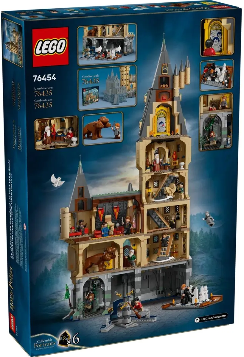 LEGO Harry Potter Kasteel Zweinstein Hoofdtoren 76454 - 2135 Stukken - afbeelding 6 van 6