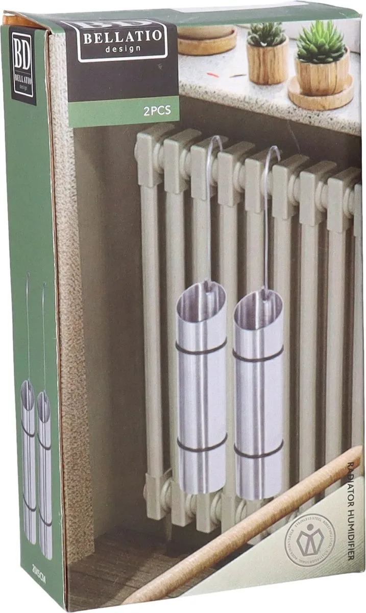 Bellatio Design Waterverdamper 10447404 - RVS - 270ml