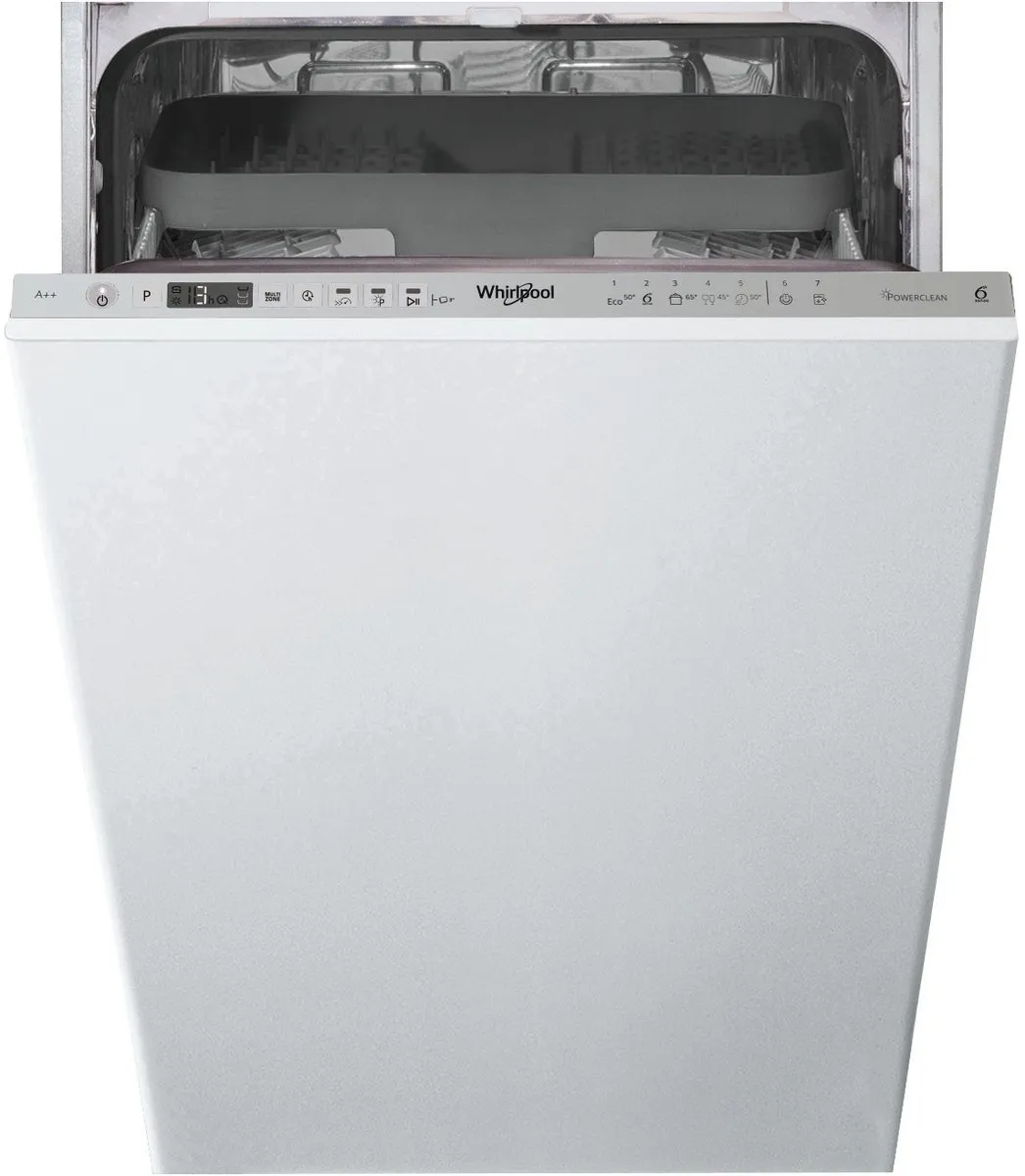 Whirlpool WSIO3T223PCEX Inbouwvaatwasser 10 Couverts