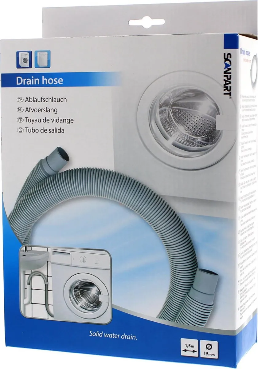 Scanpart Afvoerslang 1.5m 19/22mm - MPN 1120120000