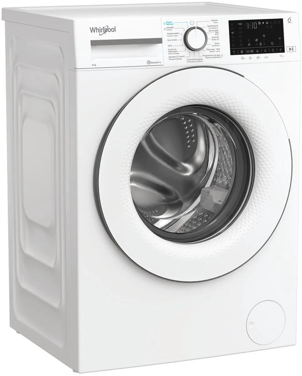 Whirlpool WAM 87W BE Wasmachine 8 kg - 1351 RPM - Wit
