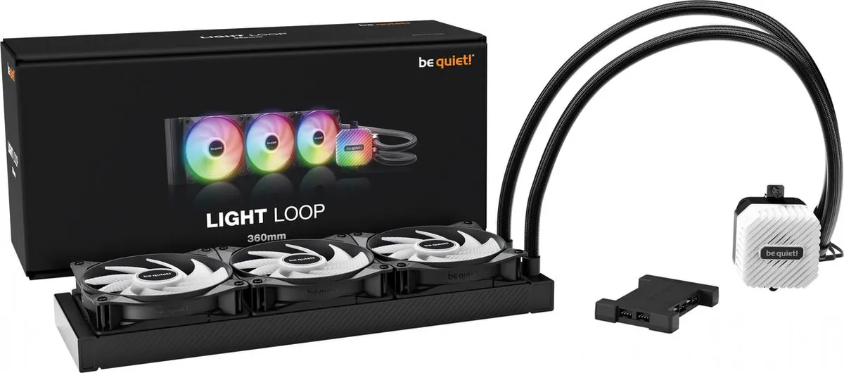 be quiet! LIGHT LOOP 360mm BW022 CPU Waterkoeler - 3 Ventilatoren