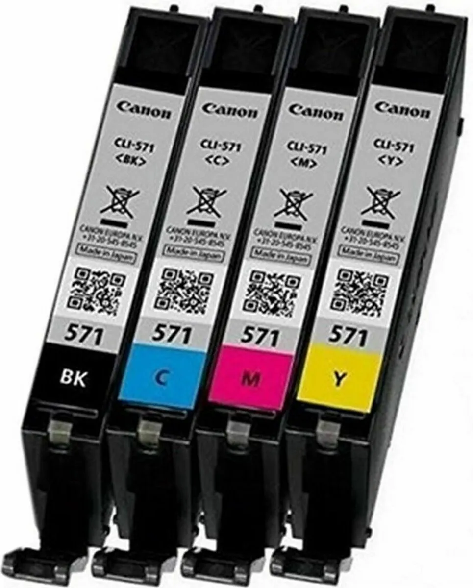 Canon CLI-571 Inktcartridge - 4 Kleuren (CMYK) - 7ml