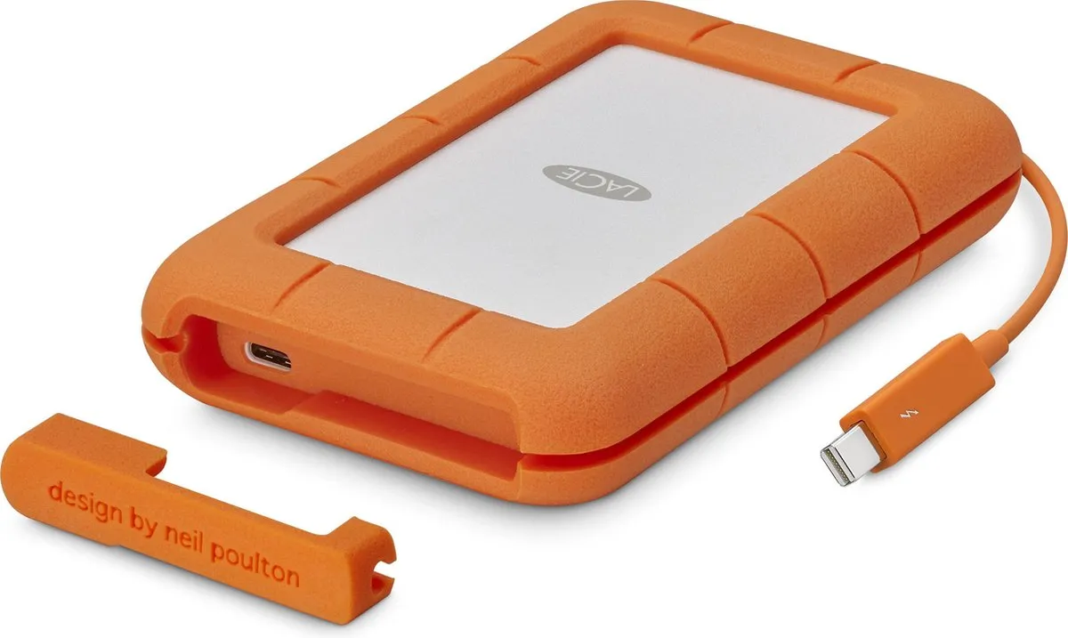 Seagate LaCie Rugged Secure STFR2000403 Externe Harde Schijf 2TB - Wit