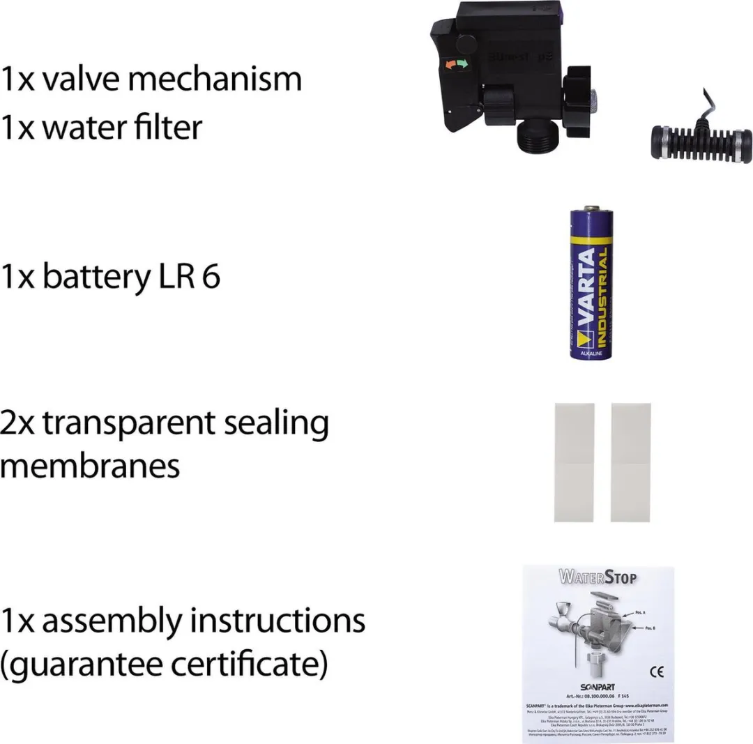 Scanpart F145 Elektronisch Waterslot - Aquastop 2cm