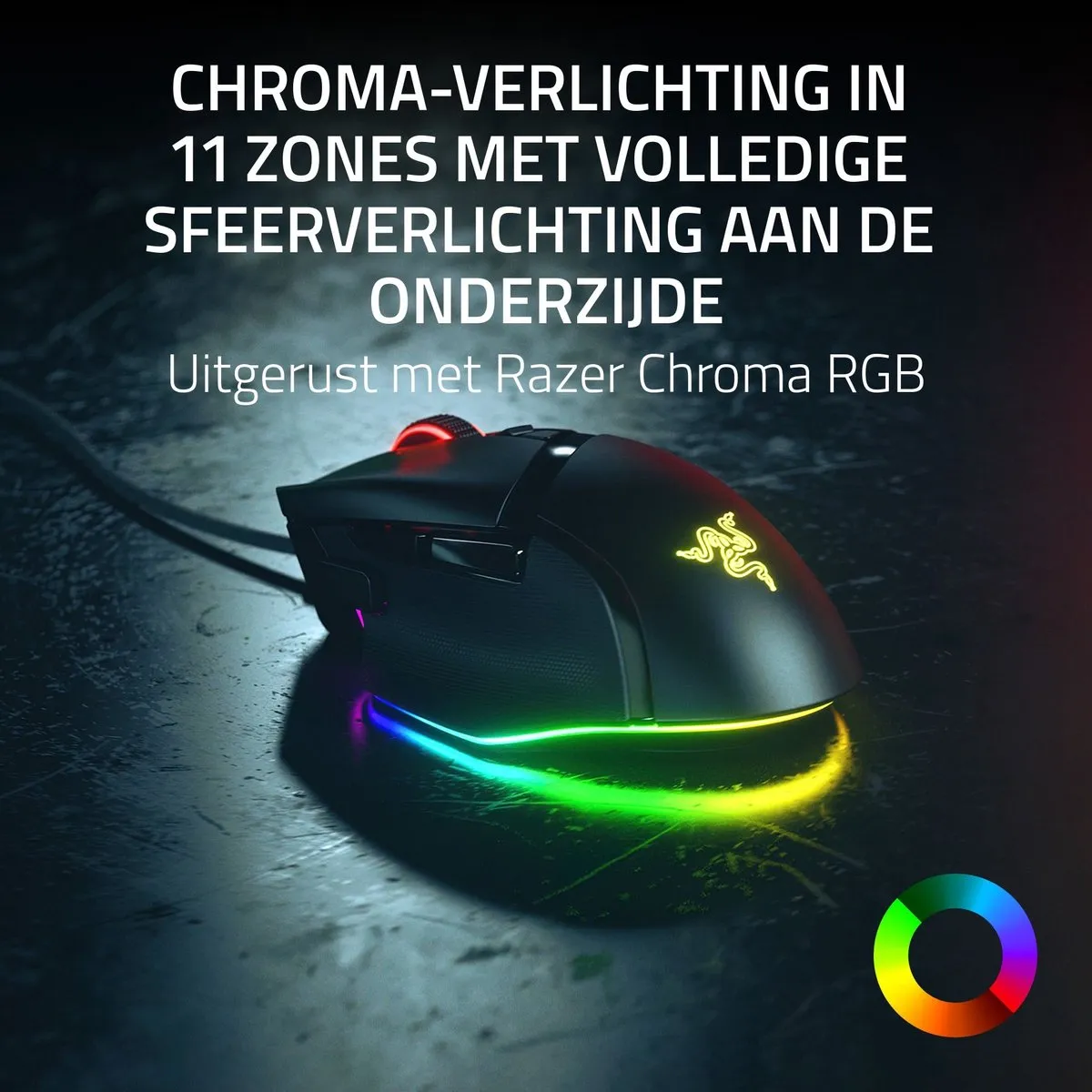 Razer Basilisk V3 Gaming Muis 35K DPI - Zwart