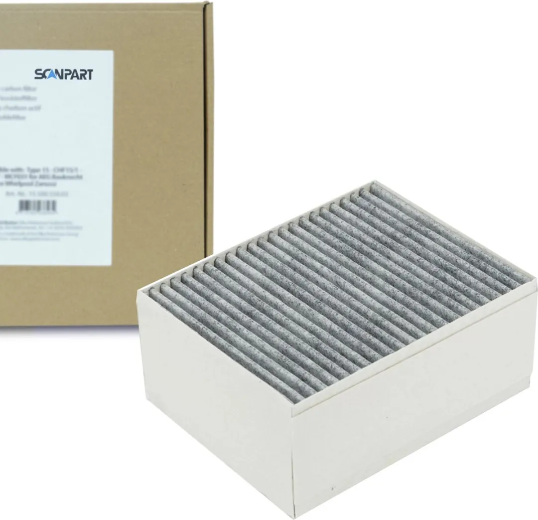 Scanpart CleanAir Koolstoffilter - Grijs - 230x190x100mm