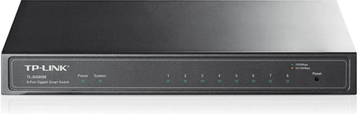 TP-Link TL-SG200 Managed Switch - 16 Gbps - Zwart