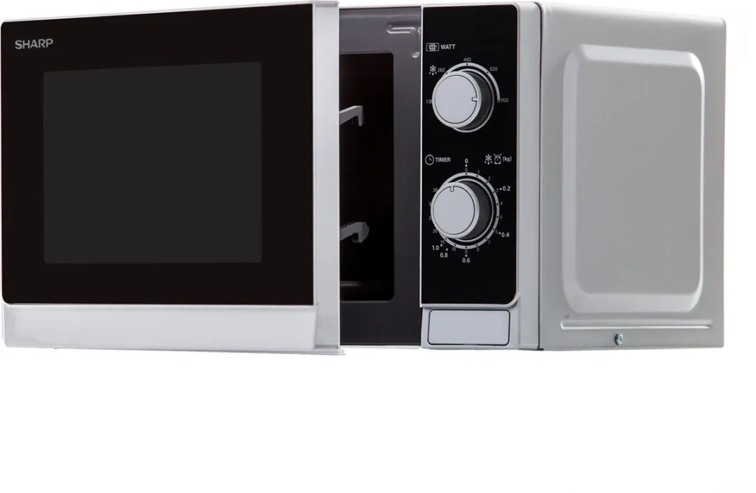 Sharp R200INW Solo-Magnetron 800W - Zilver - afbeelding 6 van 6