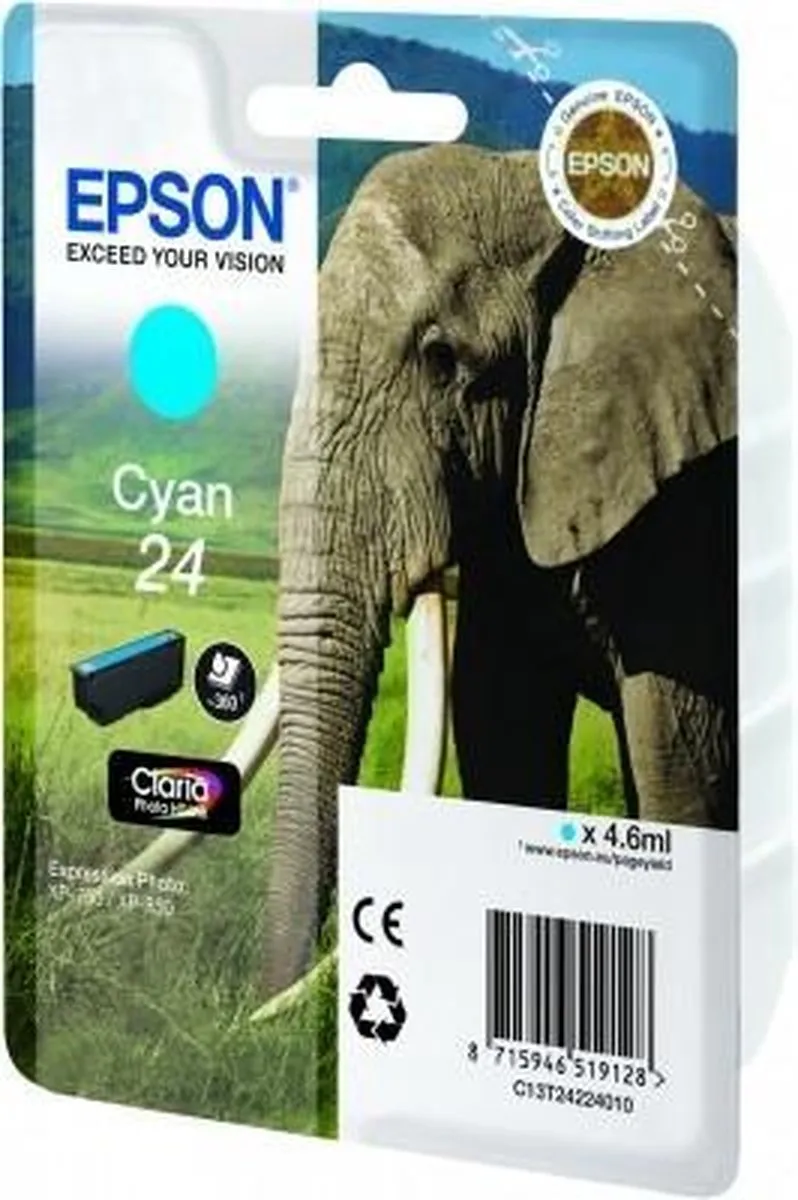 Epson 24 Geel Inktcartridge XL 8.7ml