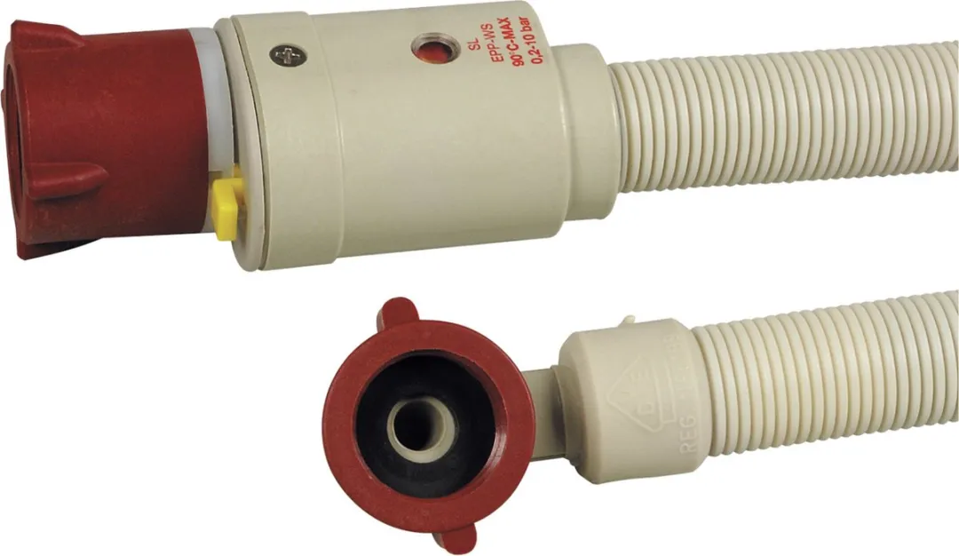 Scanpart Universele Veiligheidsaanvoerslang 2m - Aquastop - Beige