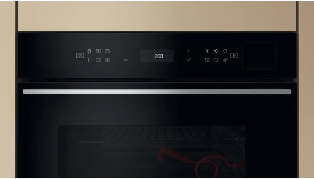 Whirlpool WOI7A8FPT1SXA Inbouwoven 73L - Zwart