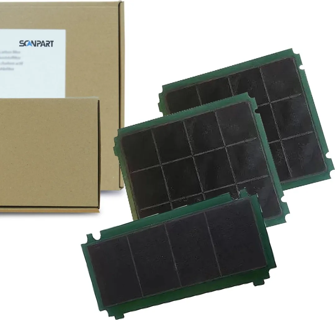 Scanpart Long Life Koolstoffilters HF2002 734853 - 3 Stuks - Zwart