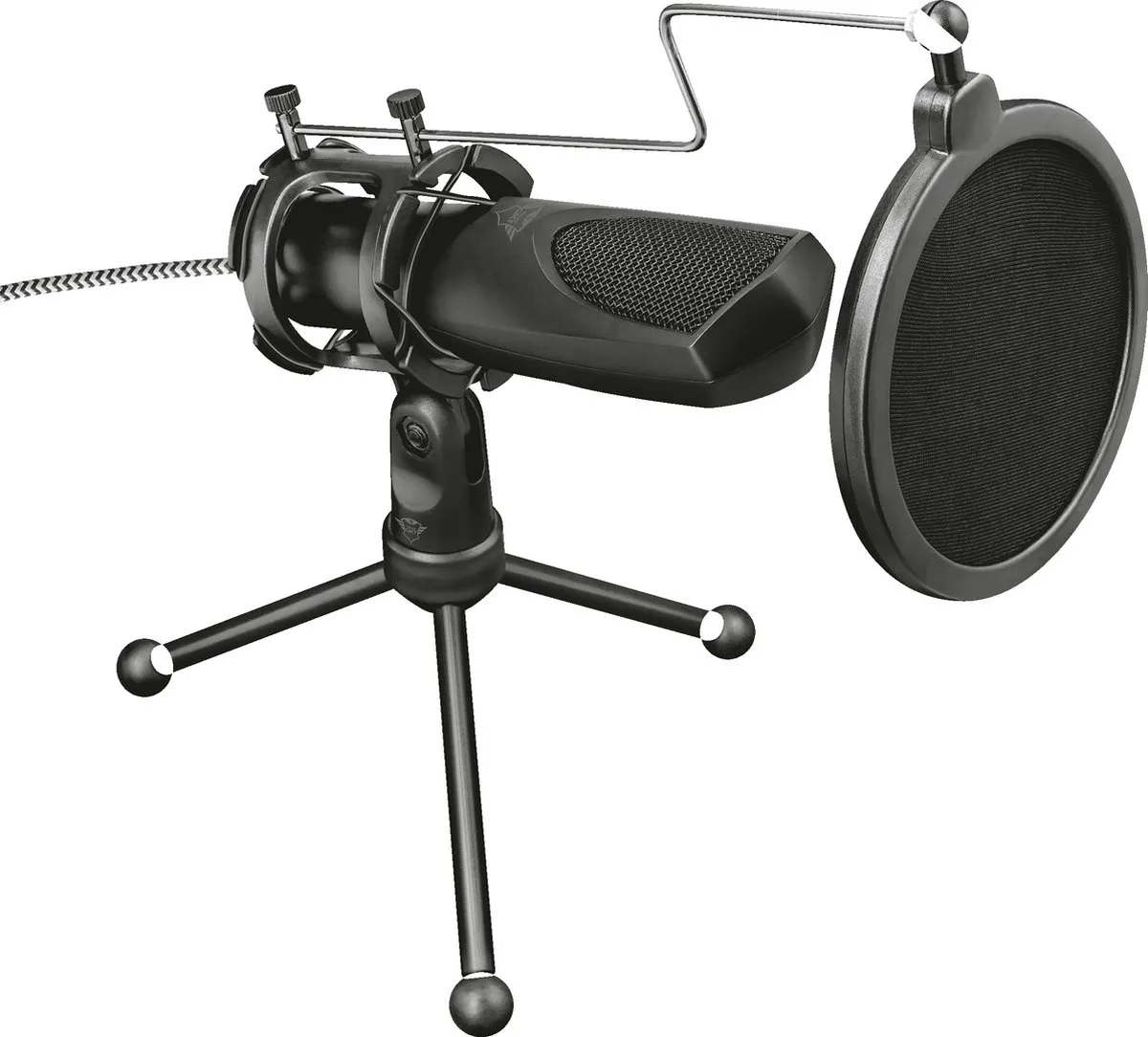 Trust GXT 232 Mantis USB Streaming Microfoon - Zwart