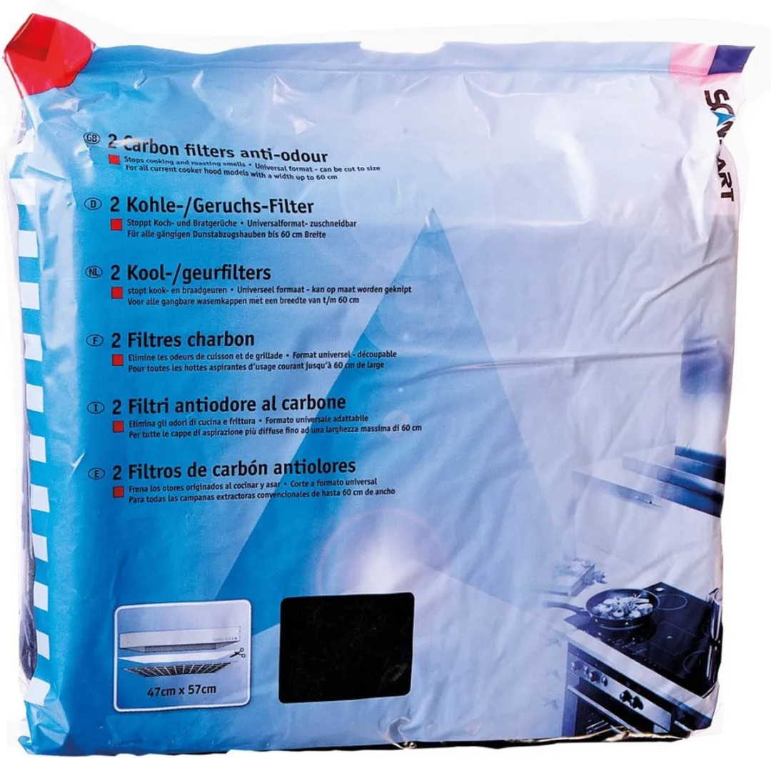 Scanpart Koolstoffilter 1530050001 - 2 Stuks - Zwart