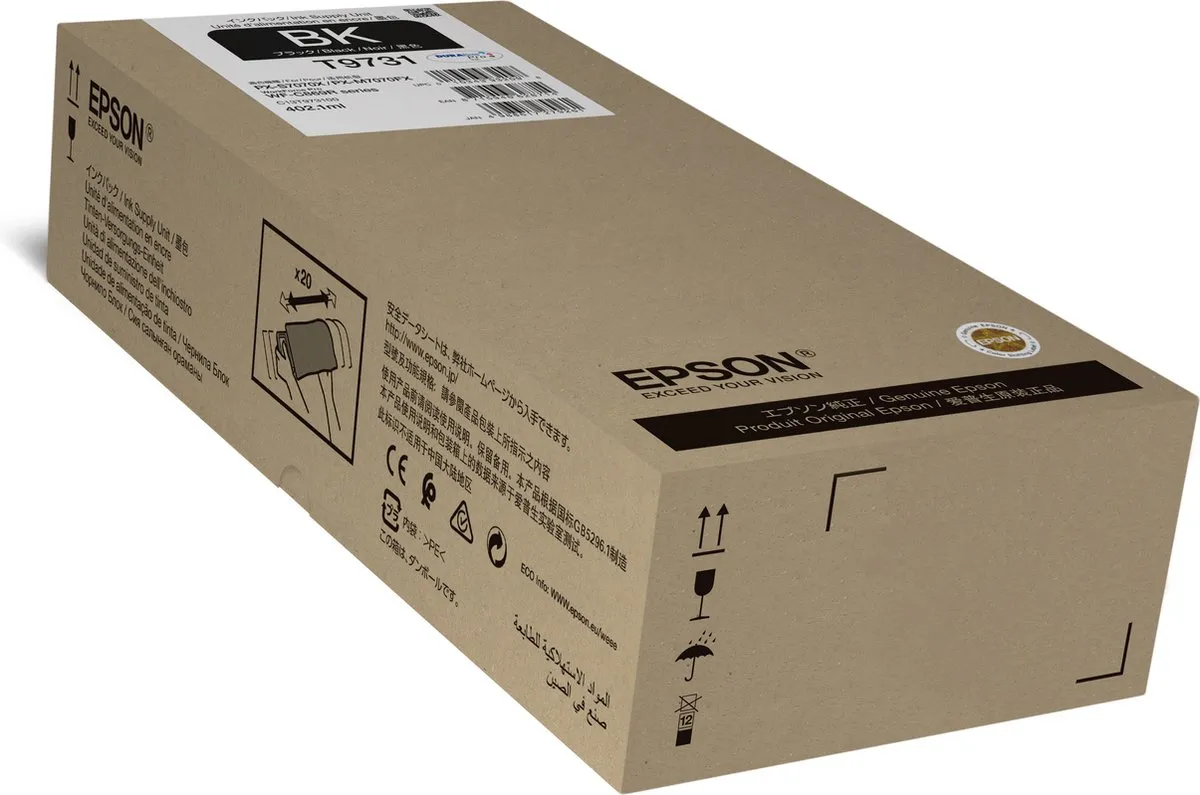 Epson WF-C869R XL Zwart Inktcartridge C13T973100