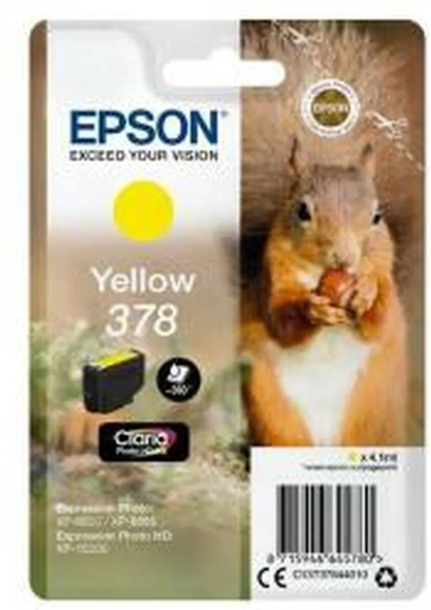 Epson C13T37844020 Compatibele Inktcartridge Geel - 360 pagina's