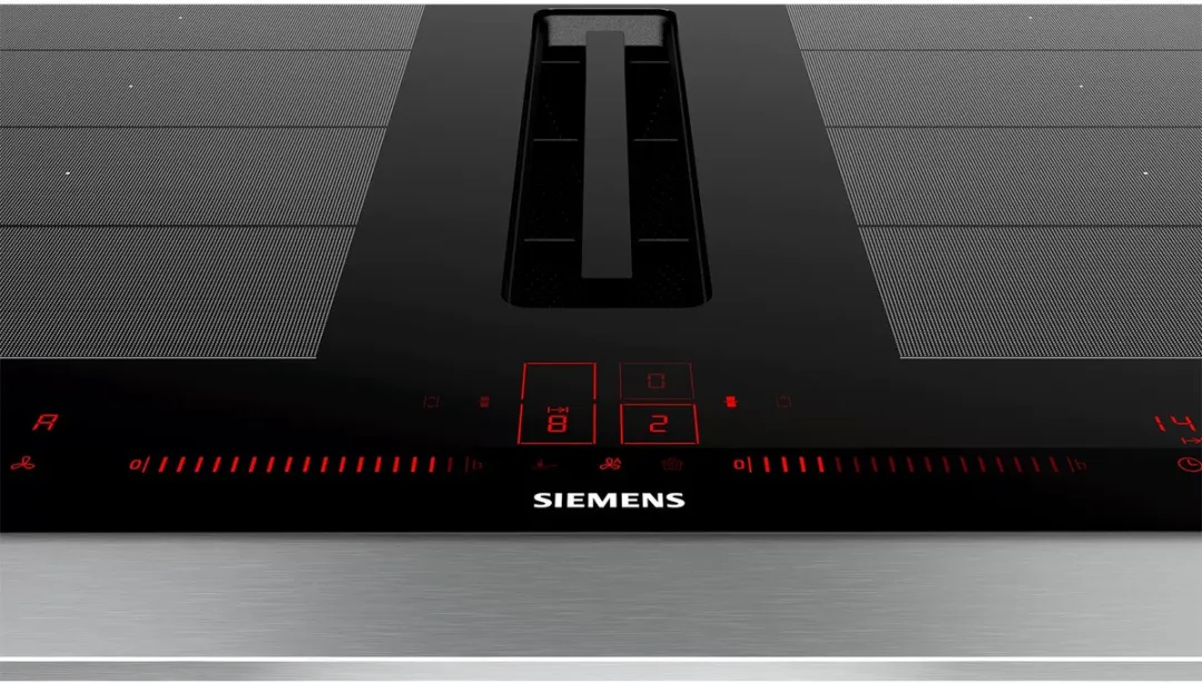 Siemens iQ700 EX875LX67E Inductiekookplaat 80cm - 4 Branders 7400W - Zwart