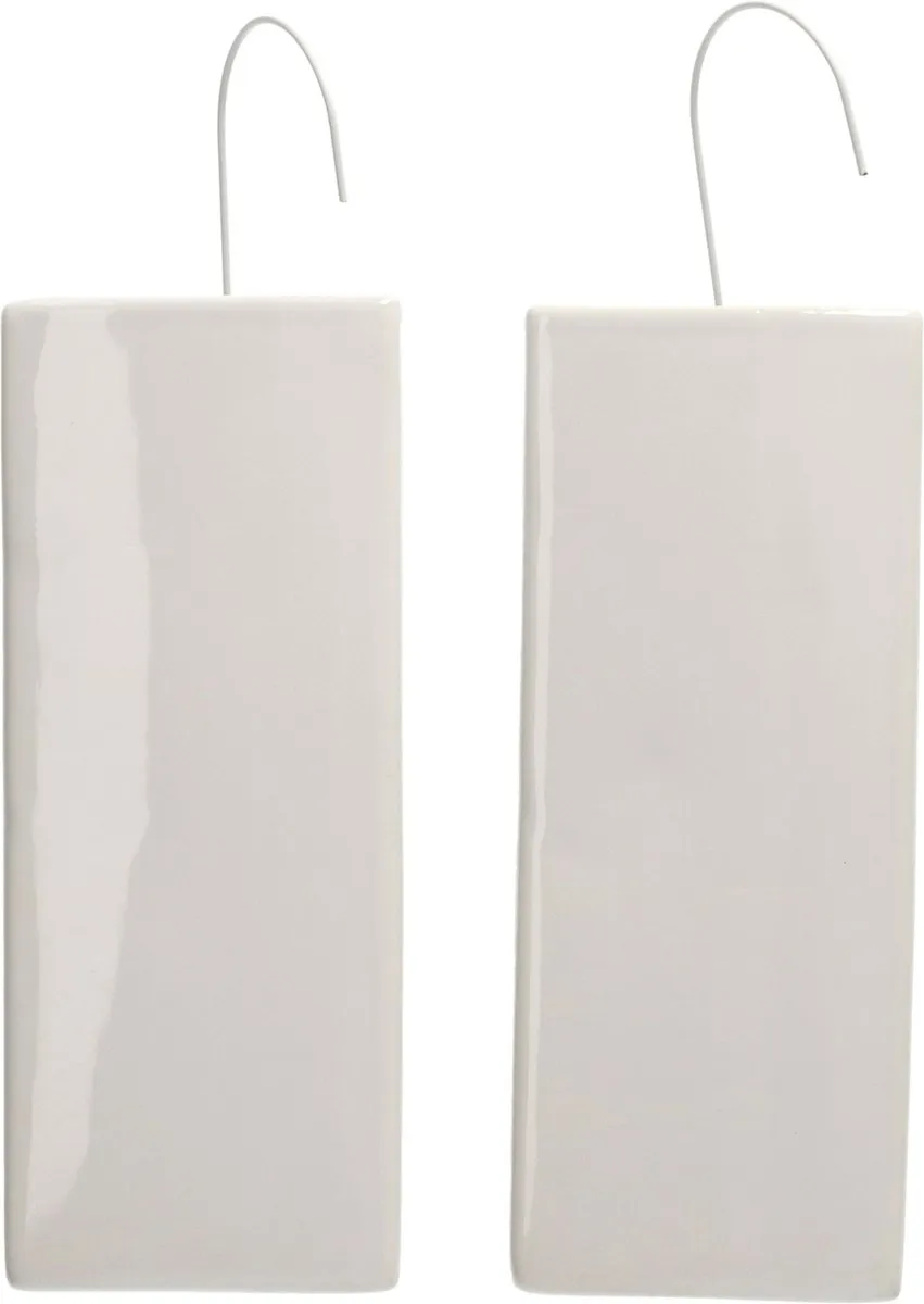 Bellatio Design Waterverdamper Radiator - 8x - 500ml - Wit
