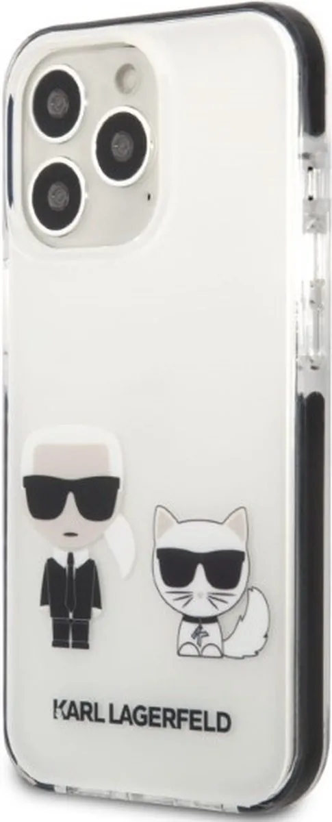 Karl Lagerfeld KLHCP13XTPEKCW Hoesje iPhone 13 Pro Max - Wit