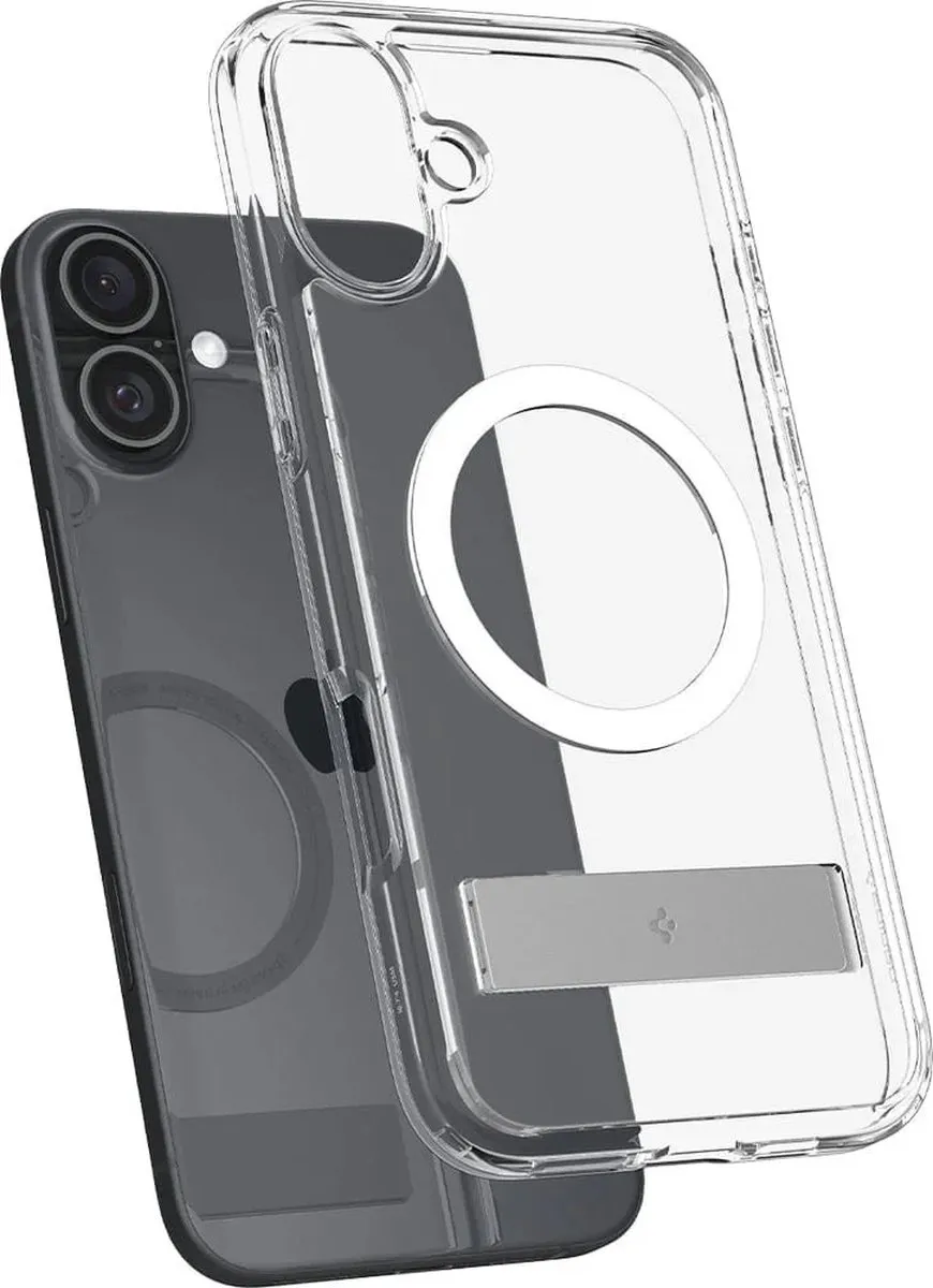 Spigen Slim Armor Essential S ACS06801 Hoesje - iPhone 16 - Transparant