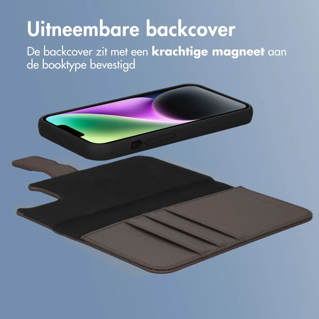 Imoshion iPhone 14 Hoesje 2-in-1 Bookcase - Bruin