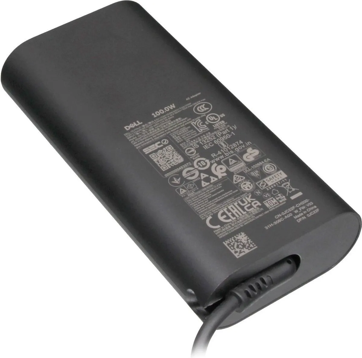 Dell 2PX0N USB-C GaN Oplader 100W - Zwart