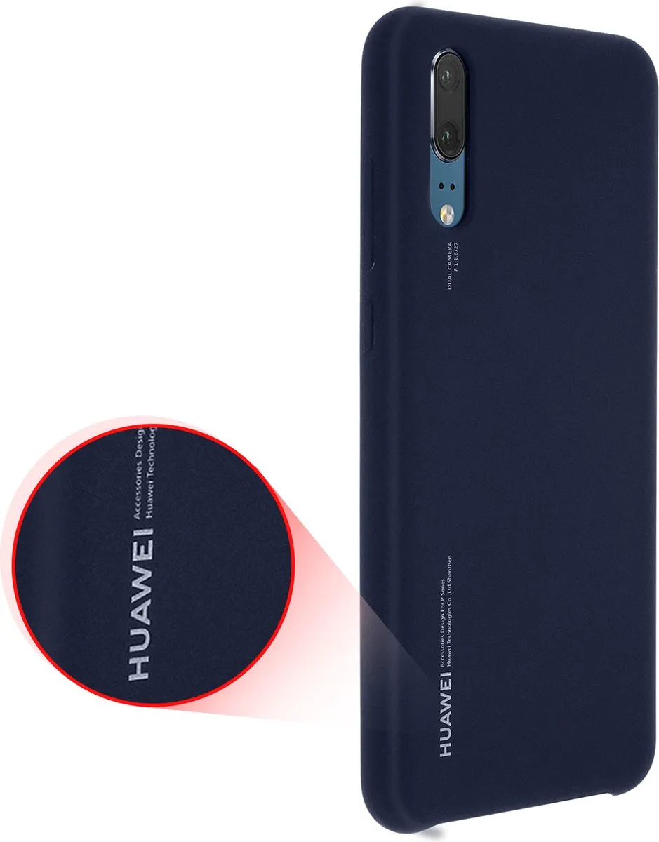 Huawei P20 Silicon Hoesje - Blauw