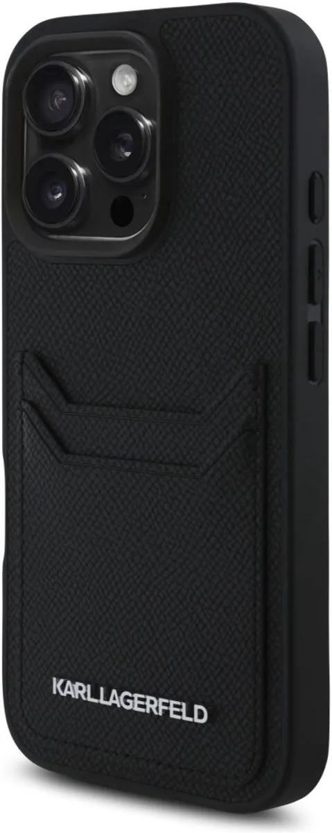 Karl Lagerfeld Hoesje iPhone 16 Pro Max - Transparent - 1 Pasje