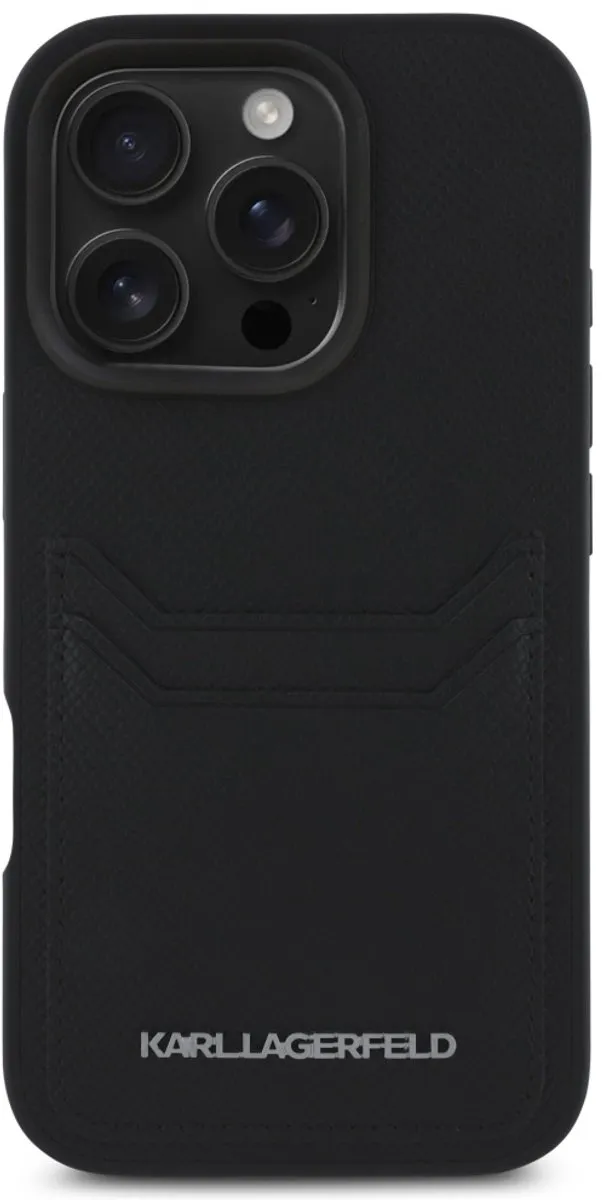 Karl Lagerfeld Hoesje iPhone 16 Pro Max - Transparent - 1 Pasje