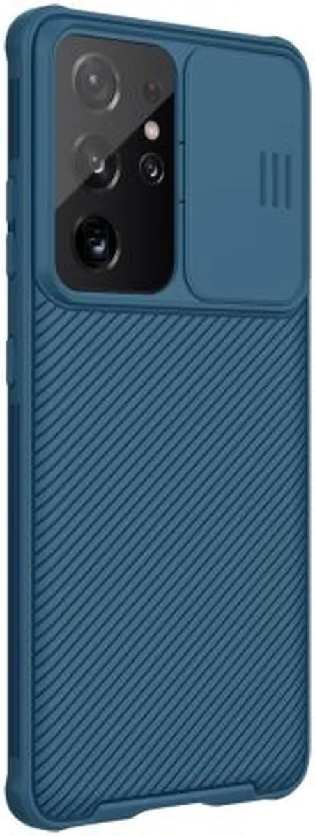 Nillkin CamShield Samsung Galaxy S21 Ultra Hoesje - Blauw