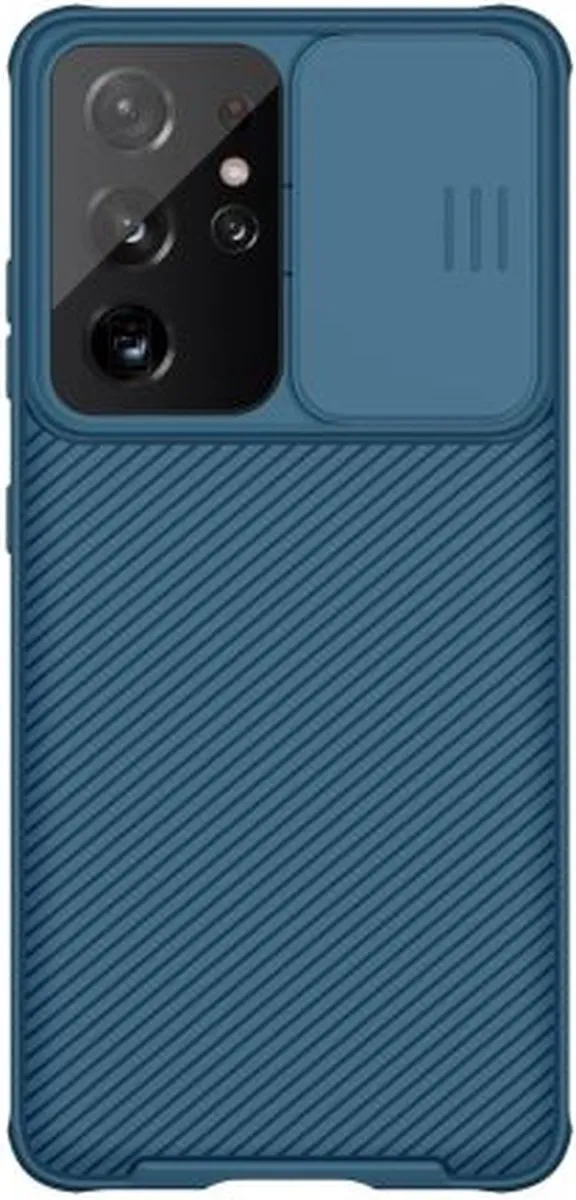 Nillkin CamShield Samsung Galaxy S21 Ultra Hoesje - Blauw
