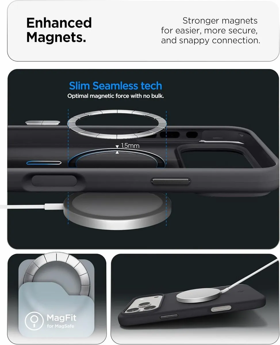 Spigen iPhone 17 Pro Max Back Cover - Zwart