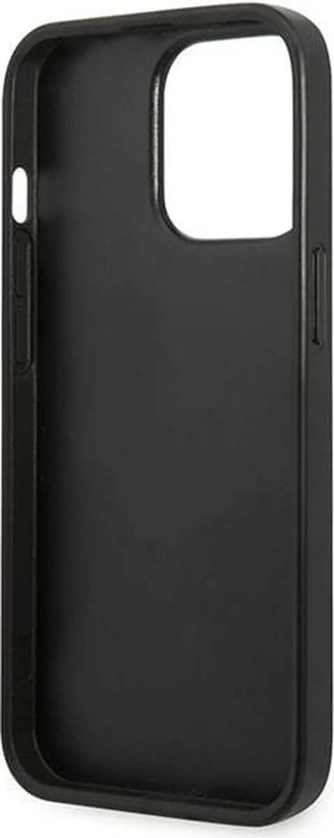 Karl Lagerfeld KLHCP13LCANCNK iPhone 13 Pro Hoesje - Zwart - 1 Kaartslot
