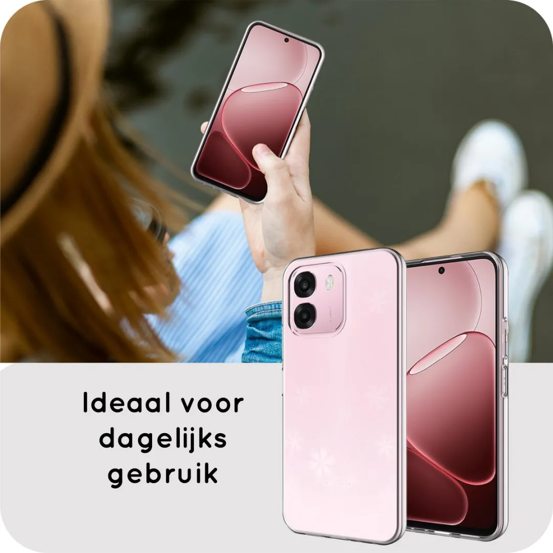 Just in Case Oppo A6/A6s Siliconen Hoesje - Transparant