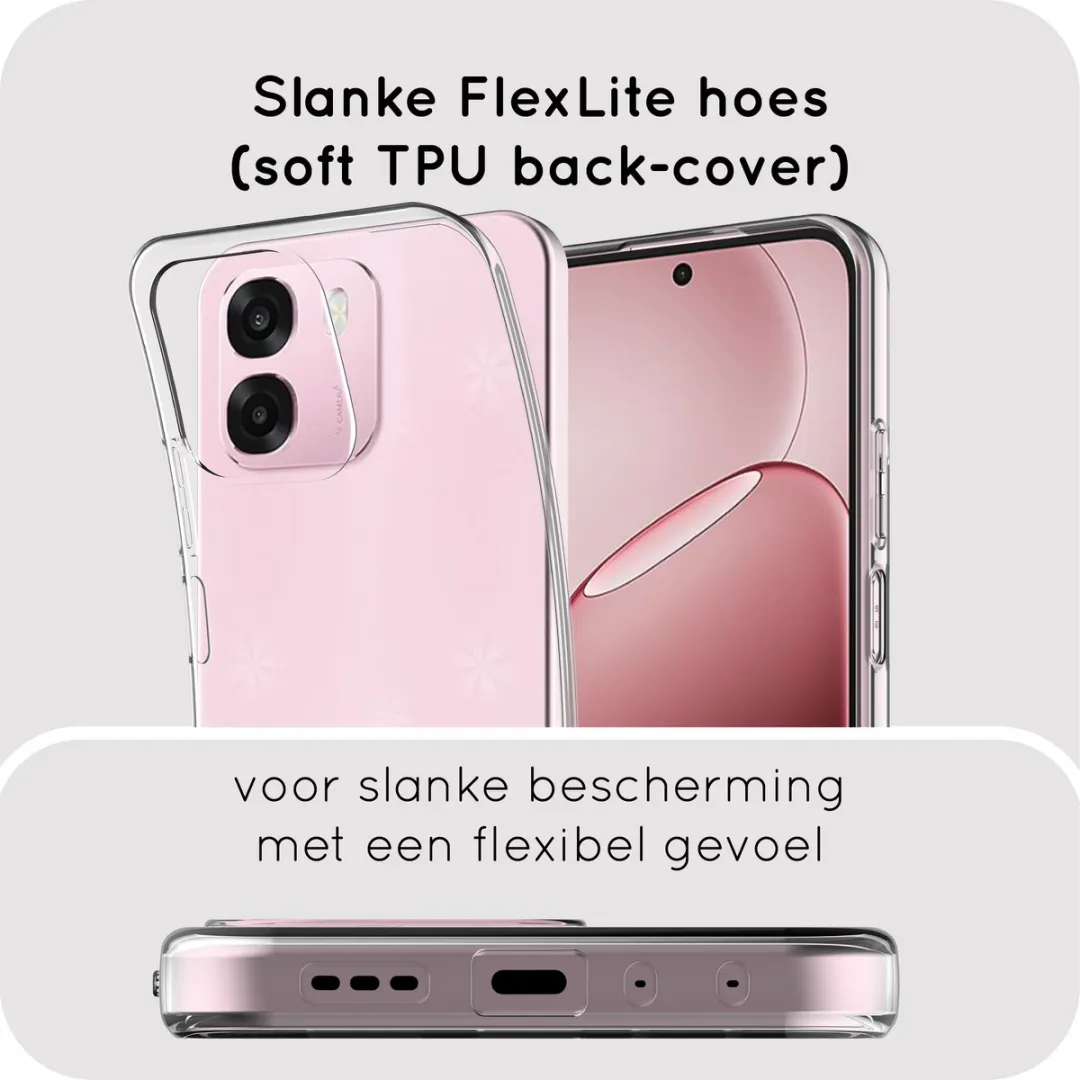 Just in Case Oppo A6/A6s Siliconen Hoesje - Transparant