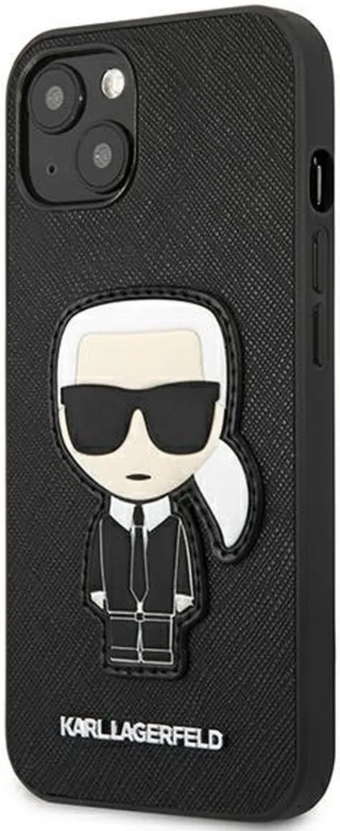 Karl Lagerfeld KLHCP13SOKPK iPhone 13 mini Hoesje - Zwart