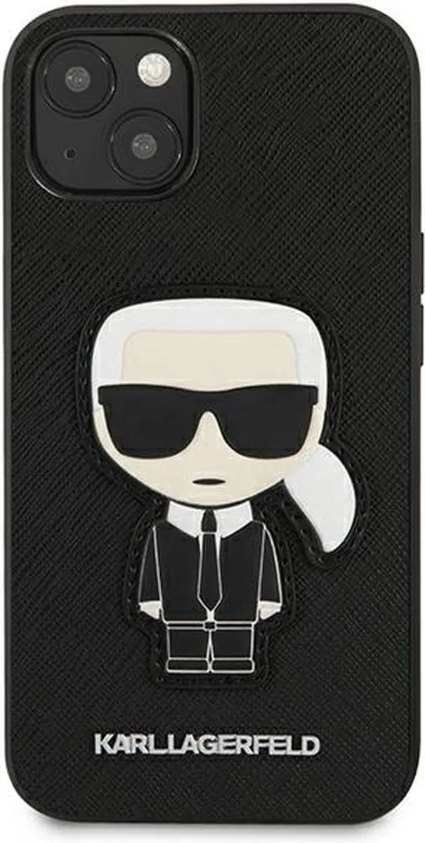 Karl Lagerfeld KLHCP13SOKPK iPhone 13 mini Hoesje - Zwart