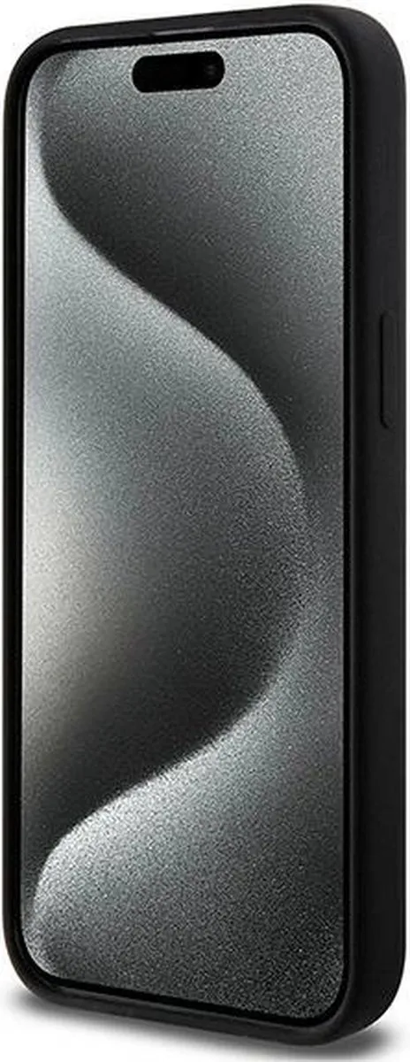 Karl Lagerfeld Choupette Head MagSafe Hoesje iPhone 15 Pro Max - Zwart