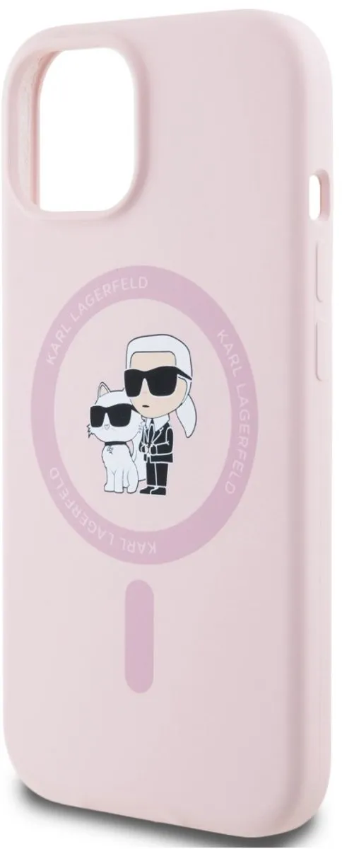 Karl Lagerfeld Karl&Choupette Hoesje iPhone 15 Plus - Transparent - afbeelding 6 van 6