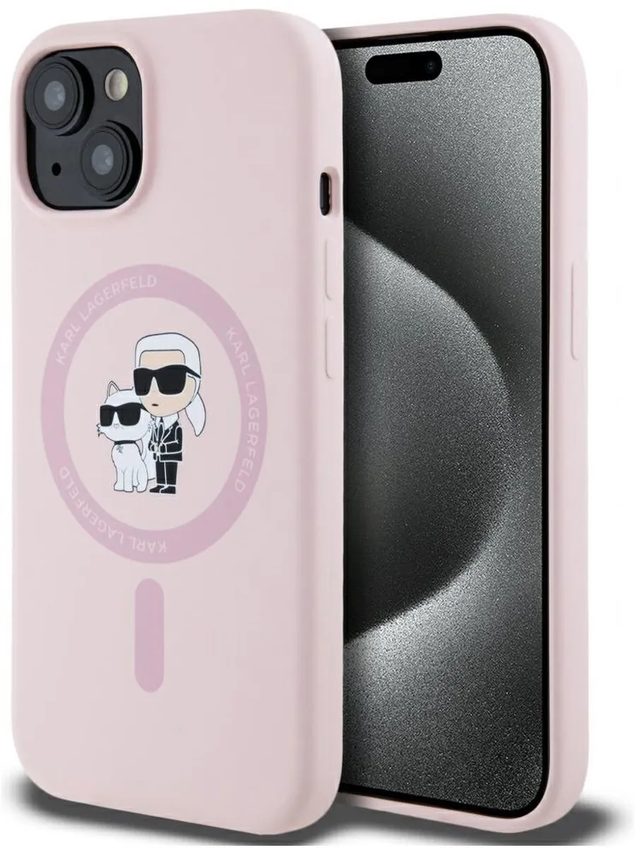 Karl Lagerfeld Karl&Choupette Hoesje iPhone 15 Plus
