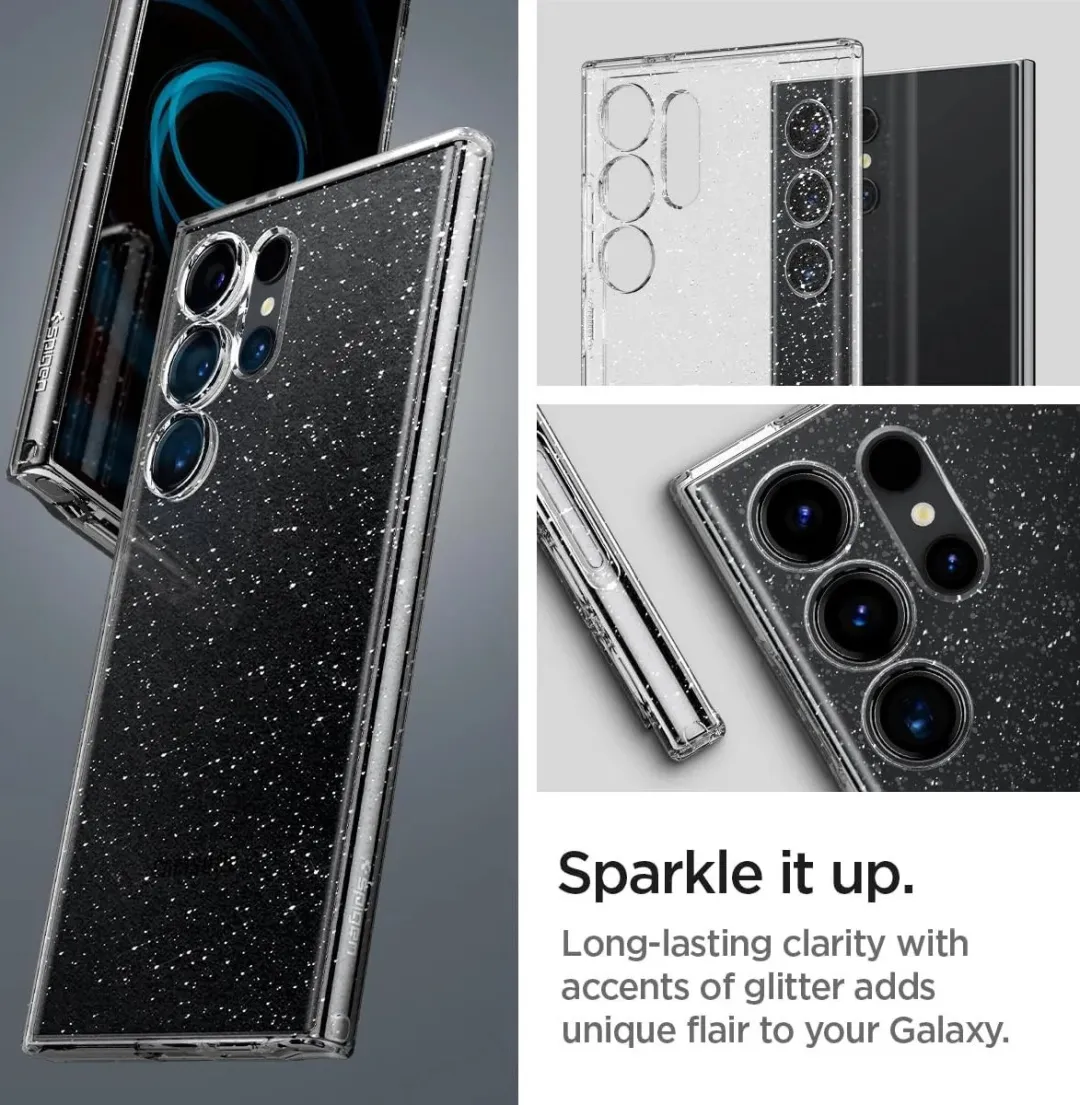Spigen Samsung Galaxy S24 Ultra Liquid Crystal Hoesje - Glitter
