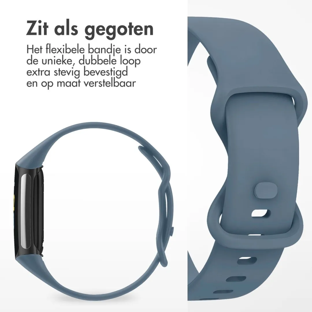Imoshion Siliconen Bandje Fitbit Charge 5/6 - Blauw