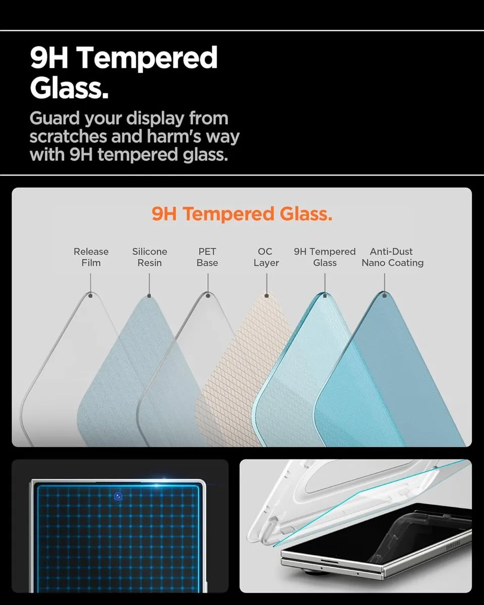 Spigen Glas.tR EZ Fit Pro Screenprotector Z Fold 7 - 2 Stuks