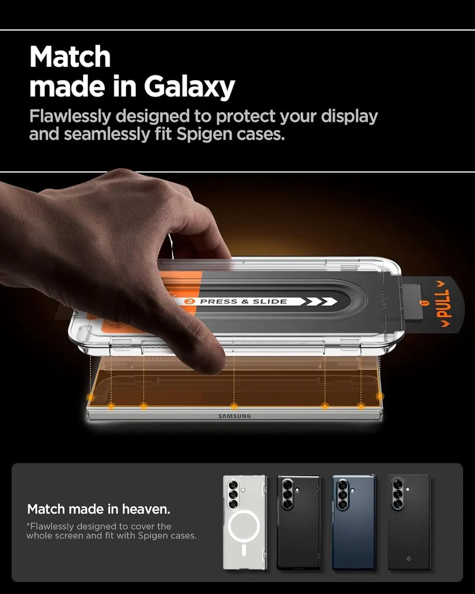 Spigen Glas.tR EZ Fit Pro Screenprotector Z Fold 7 - 2 Stuks