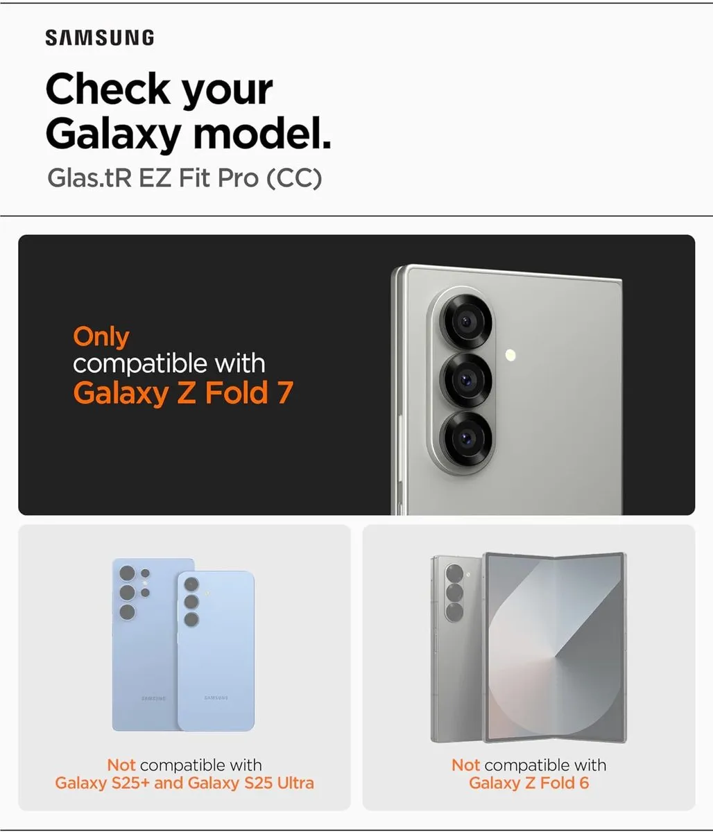 Spigen Glas.tR EZ Fit Pro Screenprotector Z Fold 7 - 2 Stuks