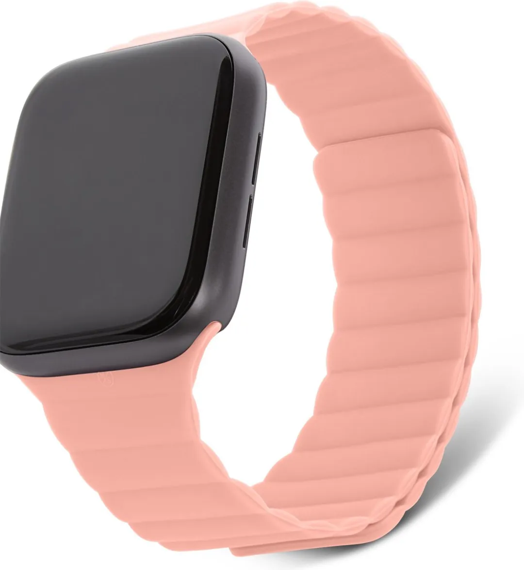 Decoded Siliconen Bandje Apple Watch 42/44/45/49mm - Peach Pearl - afbeelding 4 van 5